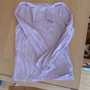 J. Crew Light Pink turtleneck 100% cotton size L